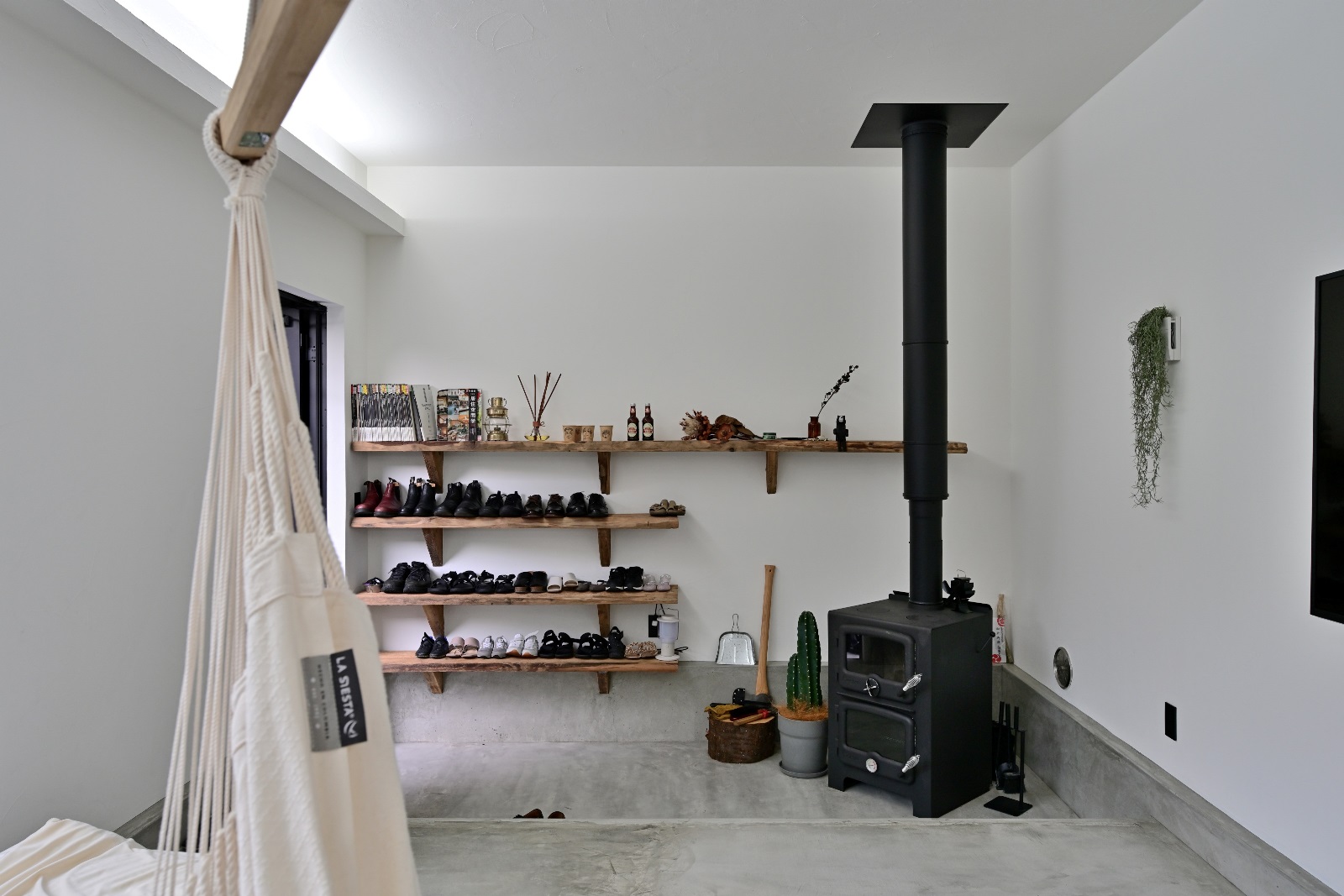 中と外が繋がる家